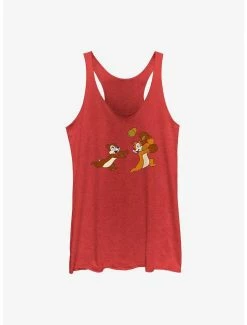 Cartoons Disney Chip 'N' Dale Acorn Run Womens Tank Top