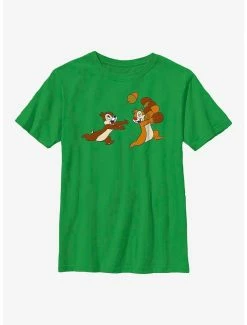 Cartoons Disney Chip 'N' Dale Acorn Run Youth T-Shirt