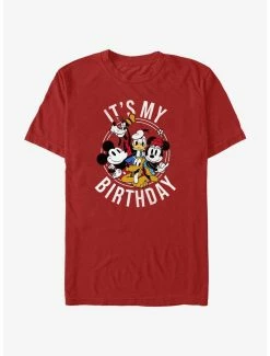 Cartoons Disney Mickey Mouse Mickey And Friends Birthday T-Shirt