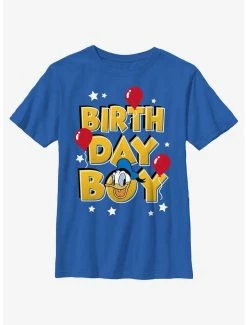 Cartoons Disney Mickey Mouse Birthday Boy Donald T-Shirt