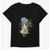 Cartoons Holly Hobbie Bonnet Silhouette Womens T-Shirt Plus Size