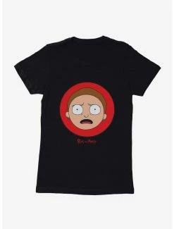 Cartoons Rick And Morty Stunned Morty Icon Womens T-Shirt