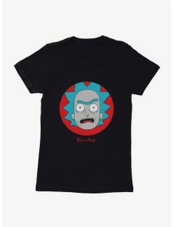 Cartoons Rick And Morty Stunned Rick Icon Womens T-Shirt