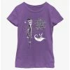 Horror Disney The Nightmare Before Christmas Santa Jack And Zero Youth Girls T-Shirt