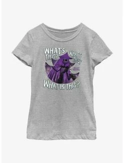 Horror Disney The Nightmare Before Christmas Jack Skellington What's This? Youth Girls T-Shirt