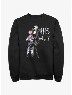 Horror Disney The Nightmare Before Christmas His Sally Sweatshirt