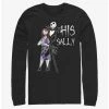 Horror Disney The Nightmare Before Christmas His Sally Long-Sleeve T-Shirt