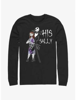 Horror Disney The Nightmare Before Christmas His Sally Long-Sleeve T-Shirt