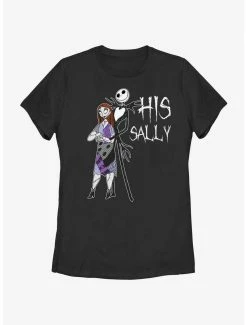 Horror Disney The Nightmare Before Christmas His Sally Womens T-Shirt