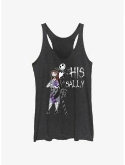 Horror Disney The Nightmare Before Christmas His Sally Womens Tank Top