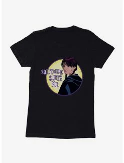 Horror Wednesday TV Series Solitude Suits Me Womens T-Shirt