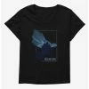 Horror Wednesday TV Series Raven Womens T-Shirt Plus Size