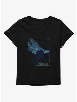 Horror Wednesday TV Series Raven Womens T-Shirt Plus Size