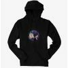 Horror Wednesday TV Series Enid And Wednesday Portrait Hoodie