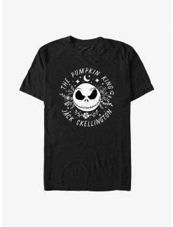 Horror Disney The Nightmare Before Christmas Jack Skellington Pumpkin King Face T-Shirt