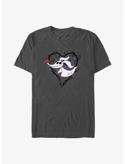Horror Disney The Nightmare Before Christmas Zero Heart T-Shirt