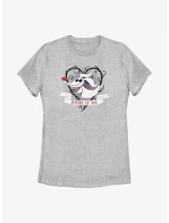 Horror Disney The Nightmare Before Christmas Beware Of Dog Zero Womens T-Shirt