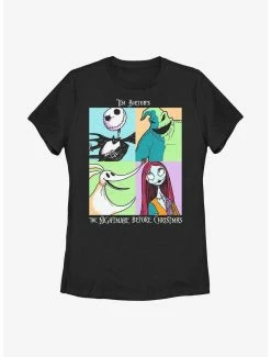 Horror Disney The Nightmare Before Christmas Spooky Bunch Womens T-Shirt