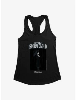 Horror Wednesday Little Storm Cloud Portrait Womens Tank Top