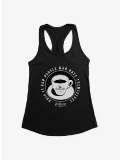 Horror Wednesday Weathervane Drip Coffee Womens Tank Top