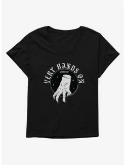 Horror Wednesday The Thing Very Hands On Womens T-Shirt Plus Size