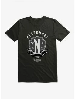 Horror Wednesday Nevermore Academy Emblem T-Shirt